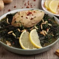 ملوخية بالدجاج